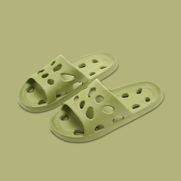 Aueoeo Shower Shoes for Women with Arch Support Quick Drying Pool Slides Lightweight Bathroom Slippers with Drain Holes