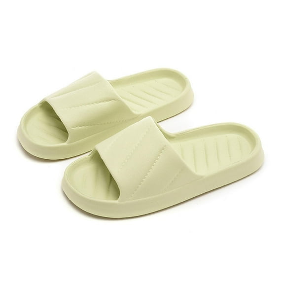 Aueoeo Shower Slippers, Women & Men’s Slides Sandals Pool Slides House Slippers Non-Slip Indoor Bathroom Shoes Beach Sandals Summer Shoes Green