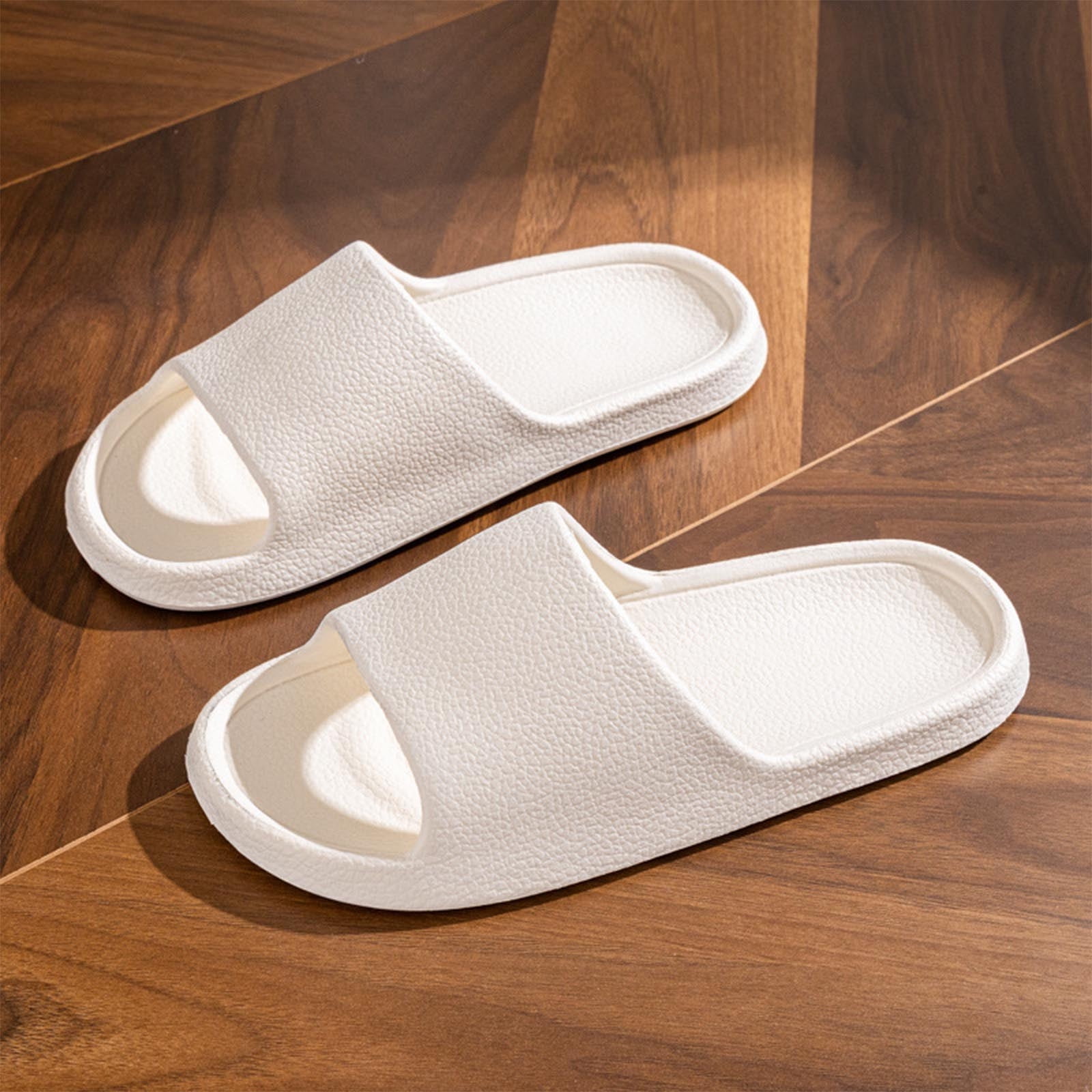 Aueoeo Shower Slippers, Women & Men’s Slides Sandals Pool Slides House ...