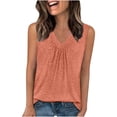 thumbnail image 1 of Aueoeo Sleeveless Tank Top for Women Summer Top Classic Tunic Tee Shirts Casual Vests Loose Fits Fashion Outfits, 1 of 8
