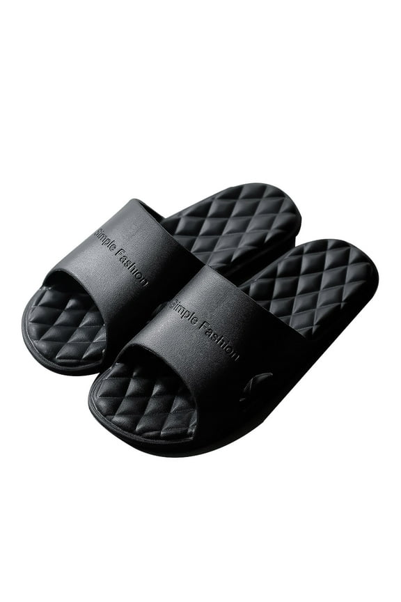 Slides Slippers for Women and Men, Pillow House Slippers Shower Shoes Indoor Slides Bathroom Sandals, Ultimate Comfort, Lightweight, Thick Sole, Non-Slip, Easy to Clean