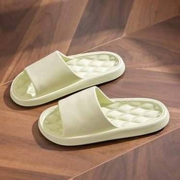Aueoeo Soft Shower Shoes Slides for Women Men Lightweight Pillow Sandals Pool Bathroom Slippers Slip On Slide Sandals
