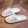 thumbnail image 1 of Aueoeo Soft Shower Shoes Slides for Women Men Lightweight Pillow Sandals Pool Bathroom Slippers Slip On Slide Sandals, 1 of 3