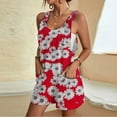 thumbnail image 1 of Aueoeo Summer Jumpsuit, Rompers & Overalls Short Casual Loose Jumpsuits for Women Summer Comfortable Jumpsuits with Pockets On Clearance, 1 of 5