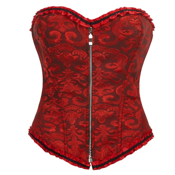 Aueoeo Tank Top Body Suits Women, Waist Trainer Corset for Women Women Floral Overbust Corset Bustier Lingerie Top Gothic Shapewear Sexy Underwear