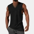 thumbnail image 1 of Aueoeo Tank Top Men Sleeveless V Neck Soft Lightweight Vests Gym Workout Beach Casual Muscle Shirts, 1 of 6