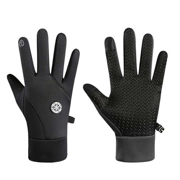 Aueoeo Thermal Gloves Men Adult Gloves Mens Gloves Touchable Screen Winter Warm Windproof Waterproof Thick For Outdoor Gloves Batting Gloves Men