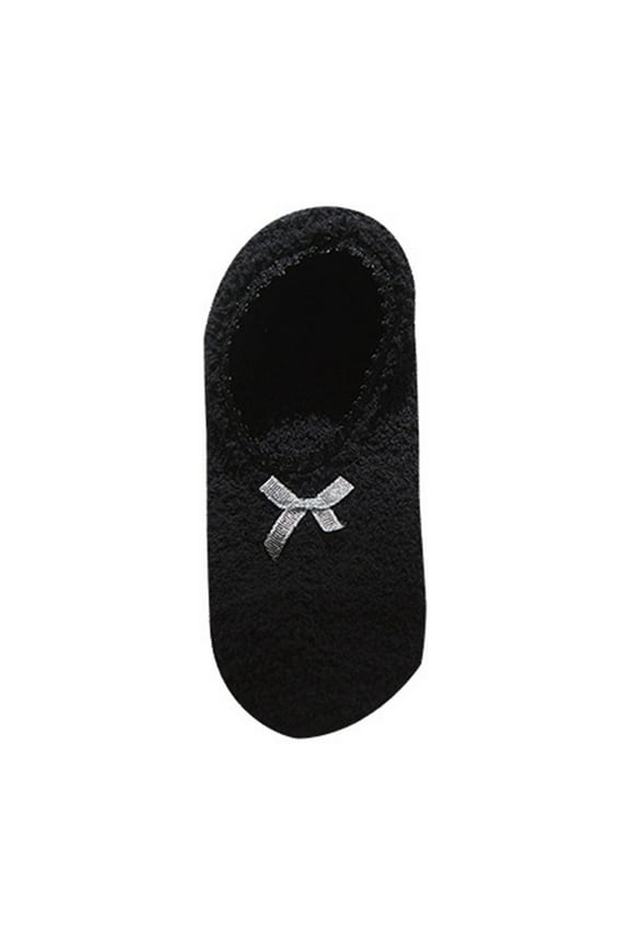 Thin Socks Trouser Socks Women's Winter Printing Lamb Wool Non Slip Floor Socks Tennis Socks Men