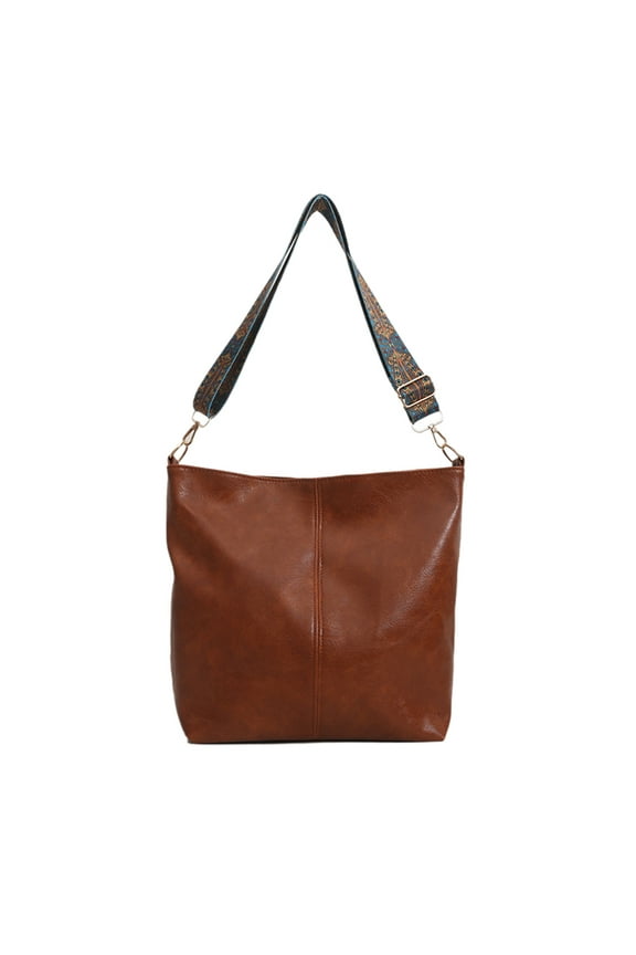 Tote Bag Shoulder Bag Soft Faux Leather Purses for Women Large Casual Handbag Work Dating College Brown
