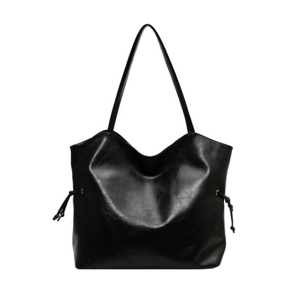 Aueoeo Tote Bags for Women's Leather Big Purses and handbags ladies Water Proof Big Shoulder Bag Large Capacity Black