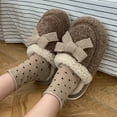 thumbnail image 1 of Aueoeo Travel Slippers for Women, Womens Slip on Home Slippers Soft Memory Foam House Slippers for Ladies Indoor Bedroom Fuzzy Slippers, 1 of 8