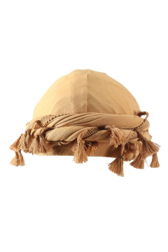 Trendy Hats for Comfortable Men'S Women'S Headscarves Are Satin Lined With Tassels Braids and Brimless Hats Vintage Hat Towel Hats. Caps