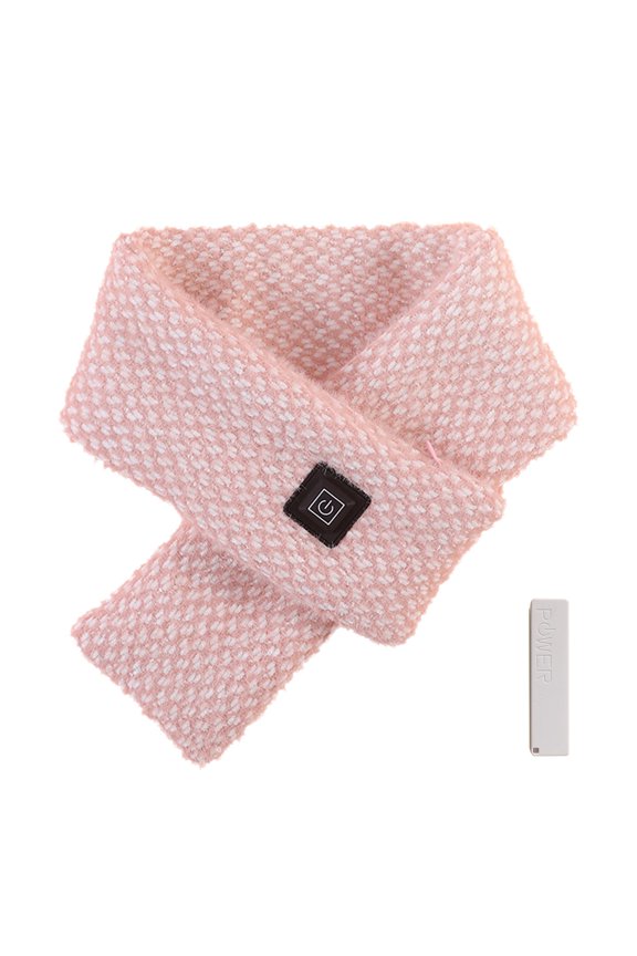 USB Heated Scarf for Womens Heating Pad Warmer Temp Setting Winter Fashion Tendy Scarf