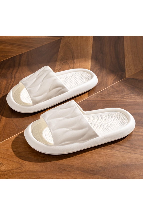 Unisex Massage Slides House Shoes Non-Slip Soft Slide Sandals for Women Men Indoor Outdoor Shower Bathroom Slipper for Adult Couples