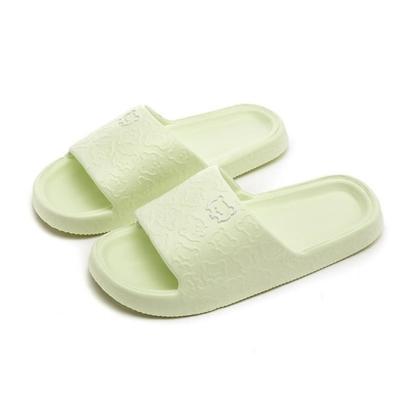 Aueoeo Unisex Massage Slides House Shoes Non-Slip Soft Slide Sandals for Women Men Indoor Outdoor Shower Bathroom Slipper for Adult Couples