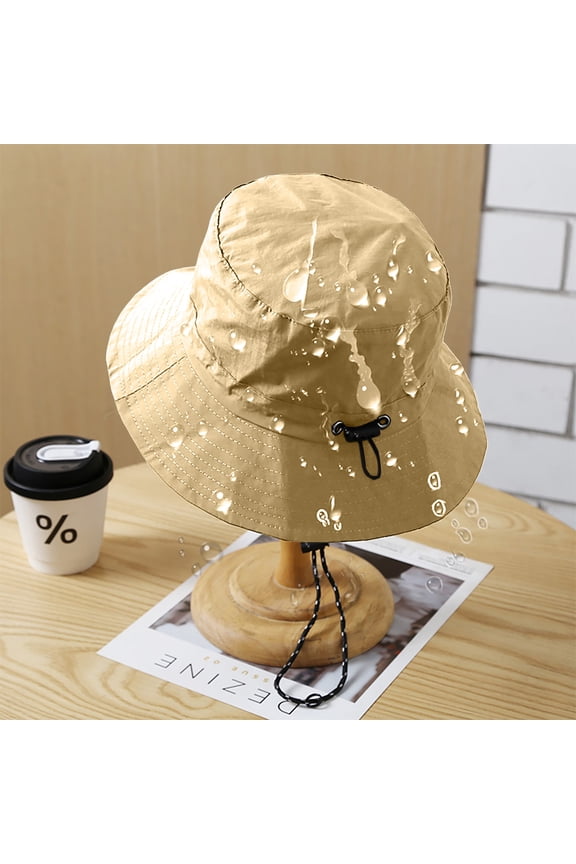 Waterproof Bucket Hat for Woman Men Casual Rain Hat UPF 50+ Sun Hats Packable Outdoor Hiking Fishing Hat
