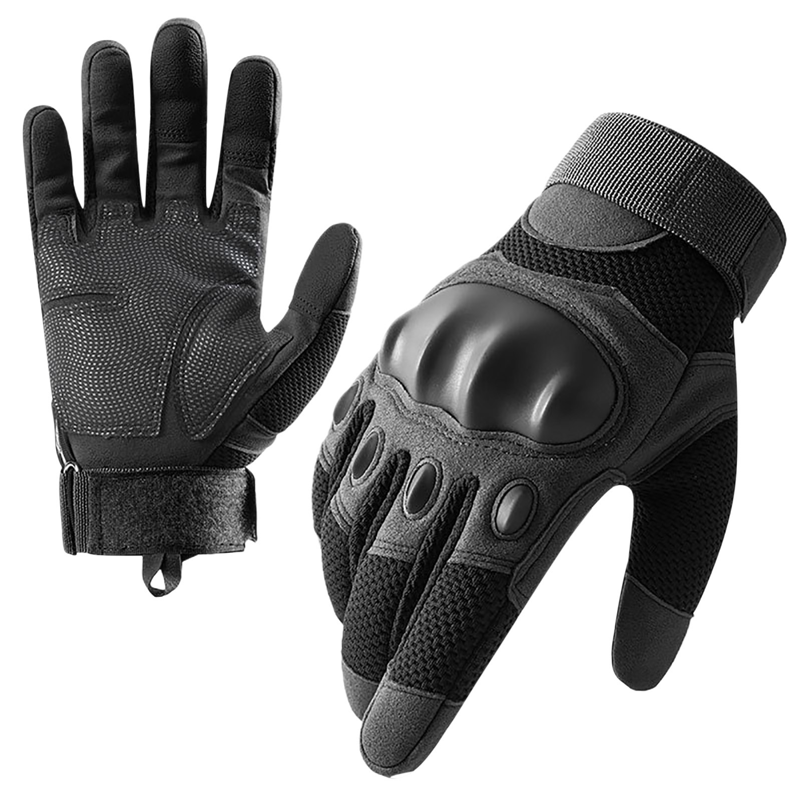 Unisex Half Fingerless Tactical Gloves – Microfiber Leather, Nylon, Rubber
