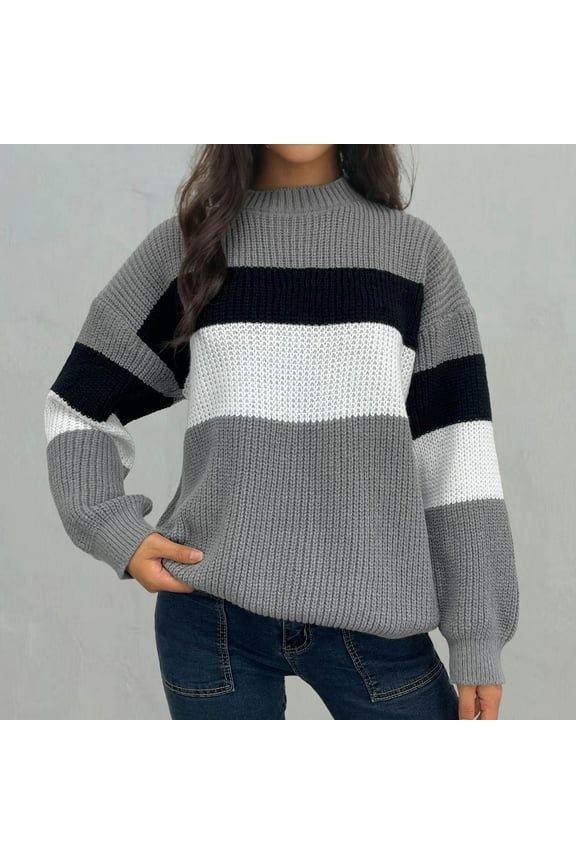 Women Breathable Knit Sweaters Lightweight Breathable Pullover Tops Fashion Fall Sweaters Tops