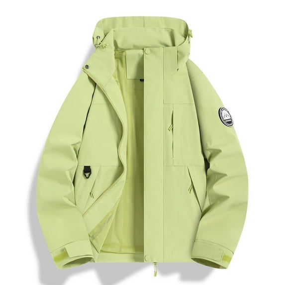 Aueoeo Women Cycling Rain Jackets Zipper Waterproof Running Bike Windbreaker Lightweight Leisure Packable Hooded Jacket M