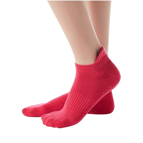 Aueoeo Women Grip Socks Pilates Non Slip Socks Soft Socks with Grips for Women Grippers Socks No Slip Socks