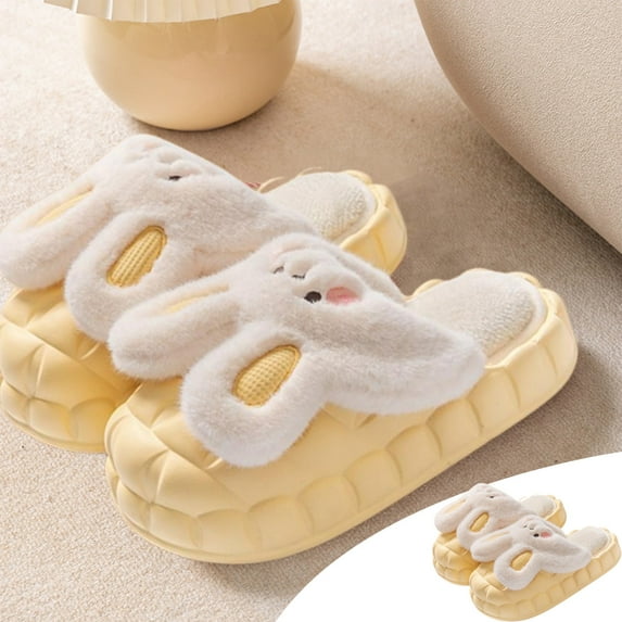 Aueoeo Women House Slippers, Womens House Slippers Memory Foam Slippers Cute Slippers Indoor Home Slip on Winter Warm Thick-Soled Fall Slippers