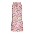 thumbnail image 1 of Aueoeo Women Pencil Skirt High Waist Wrap Maxi Skirt Floral Print Skirts Bodycon Long Skirt For Spring Summer Multicolor L, 1 of 5