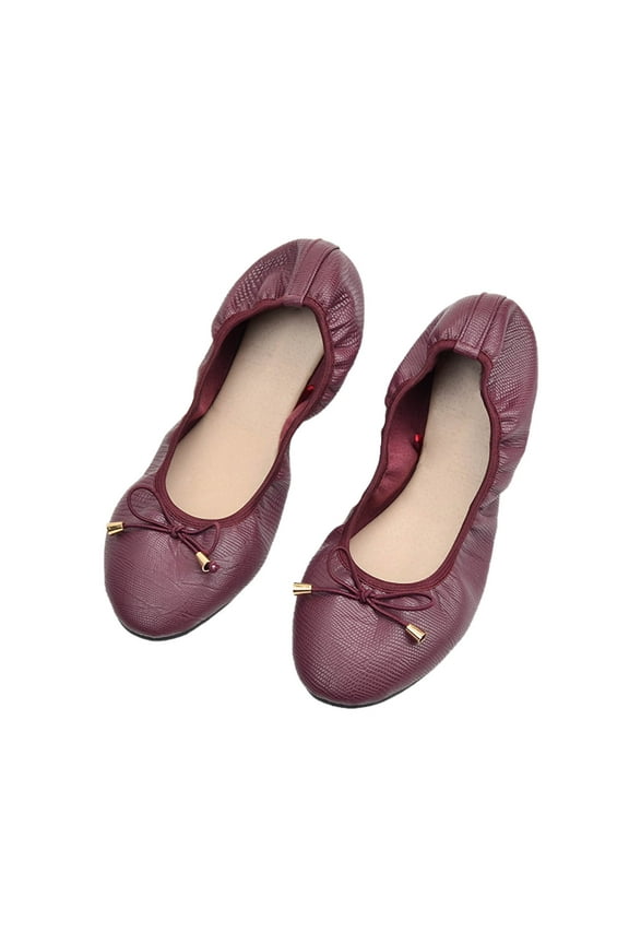 Women'S Flats,Dress Flats For Women Fashion Women Ladies Round Toe Flat Bow-Knot Leisure Comfortable Chicken Rolls Curved Shoes Mesh Flats On Clearance
