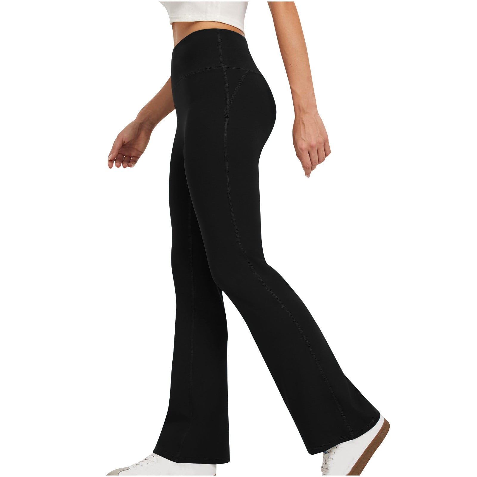 Women's Fleece Leggings - High Waisted, Flannel Soft, Compression Yoga Pants For Fall Winter