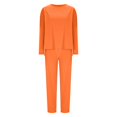 thumbnail image 1 of Aueoeo Women's 2 Piece Set Sweatshirt Casual Travel Outfits Loungewear Wide Leg Tracksuit Cozy Sweatsuits Fashion Matching Set, 1 of 6