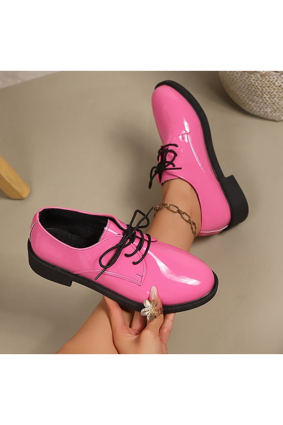 Women's Classic Shoes Comfortable Patent Leather Loafers Casual Lightweight Walking Flats Driving Shoes