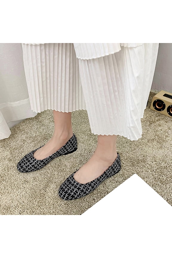 Women's Printed Shoes Casual Ladies Fashion Trendy Driving Comfortable Shoes Classic Flats Basic Shoes