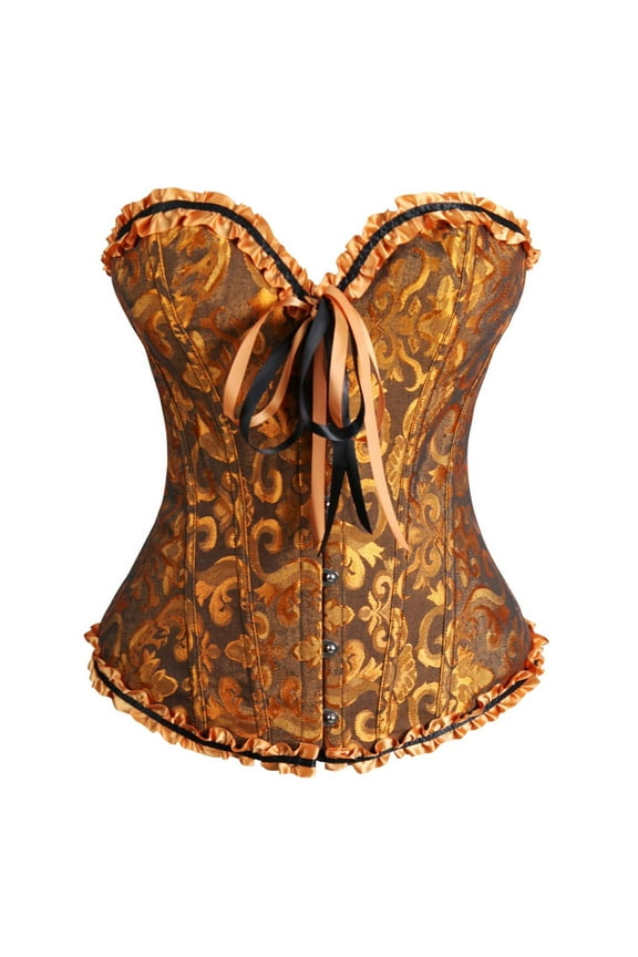 Women's Sleeveless Tank Top Court Corset Bride Dress Shapewear Top Fashion Trendy Going Out Vests