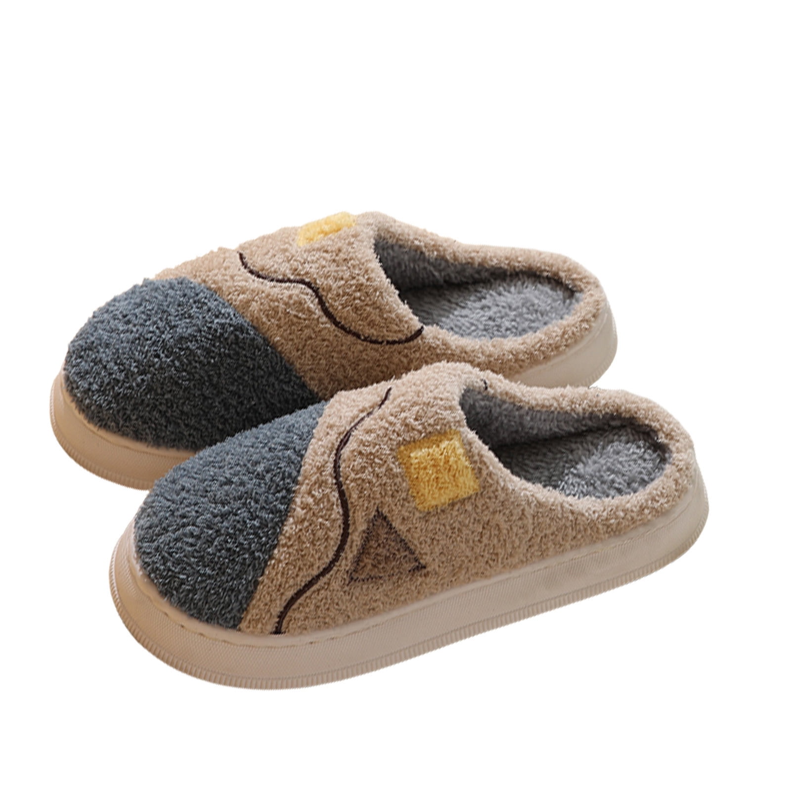 Aueoeo Women's Slippers, Plush Slippers for Women House Memory Foam