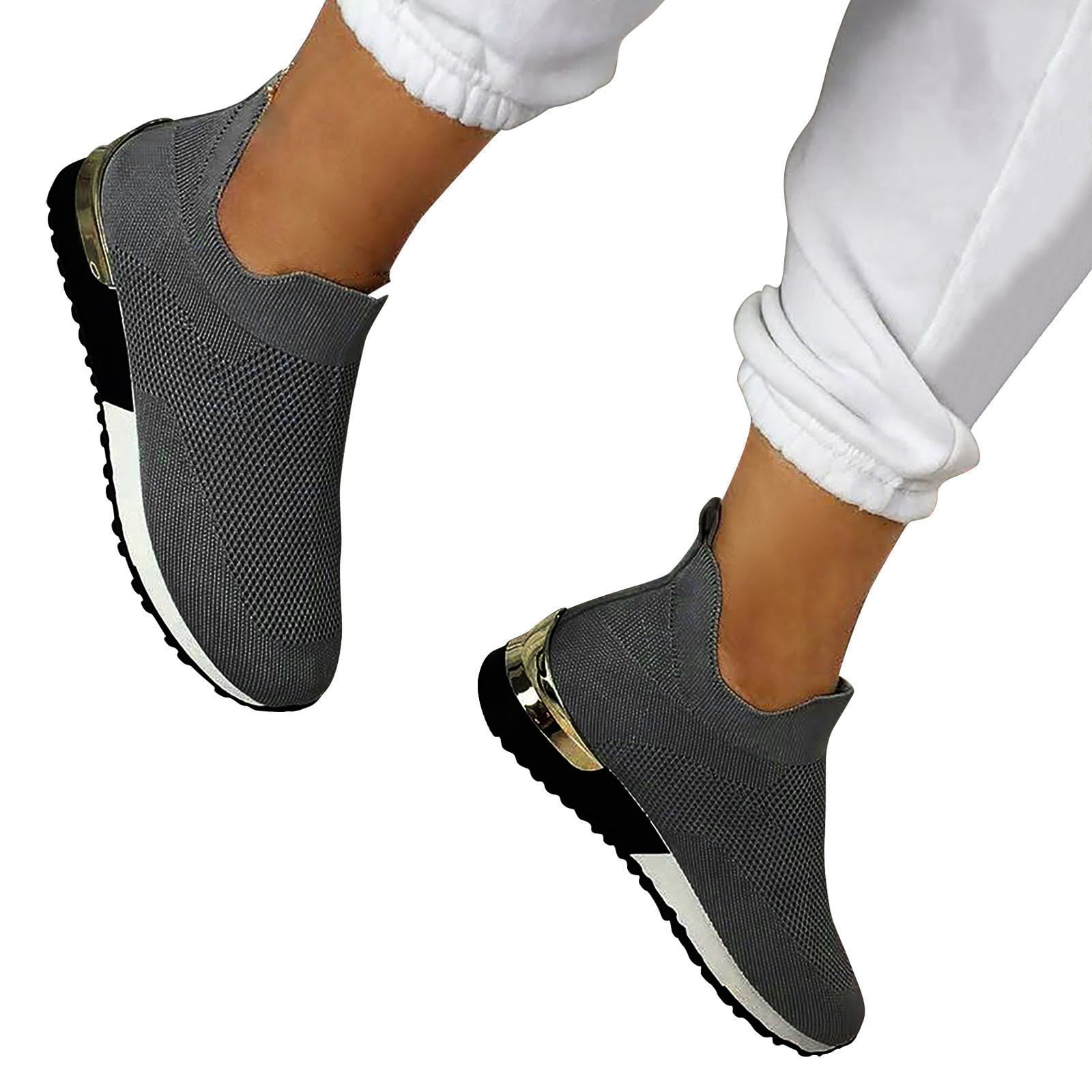 Aueoeo Women's Walking Shoe Women's Athletic Walking Shoes Casual Mesh