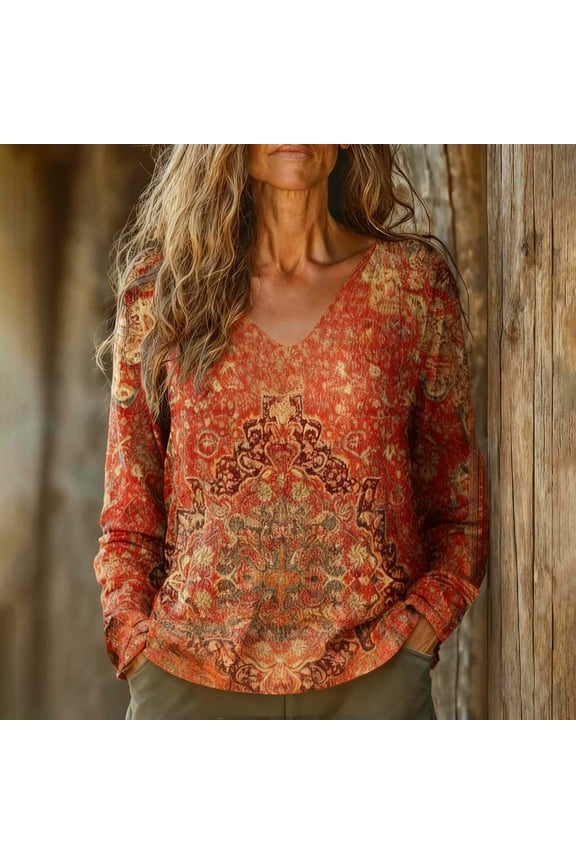 Womens Boho Tops Fashion Trendy V Neck Smocked Work Dressy Casual T Shirt Lightweight Blouses