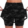 thumbnail image 1 of Aueoeo Womens Skorts Plus Size Skorts for Ladies Floral Printed High Waist Athletic Sports Pants Skirt Casual Shorts 4X-Large, 1 of 6