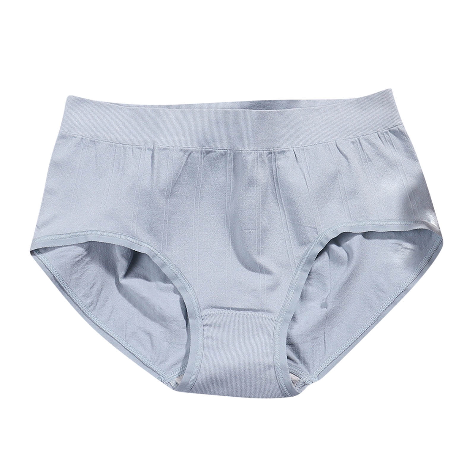 Aueoeo Womens Underwear Seamless, Women’s Seamless Underwear Lace Cotton No Show Panties Soft