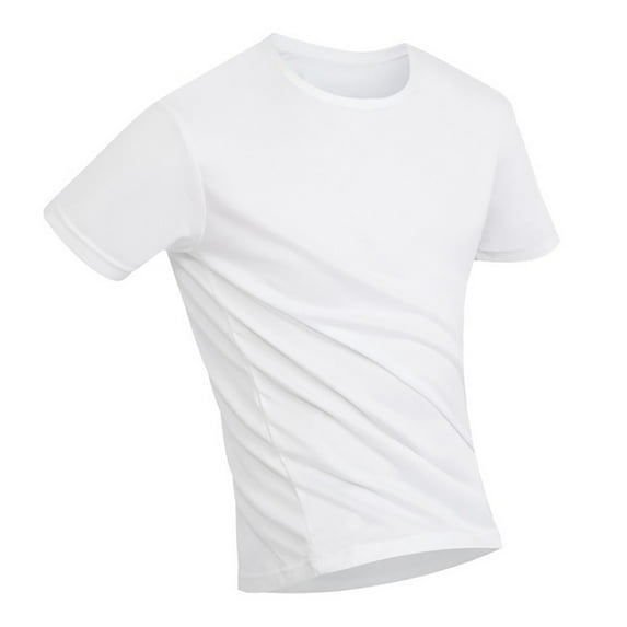 Aueoeo Workout Shirts for Men Short Sleeve Round Neck Athletic Active Tops Solid Color Crew Neck T Shirt for Running XL