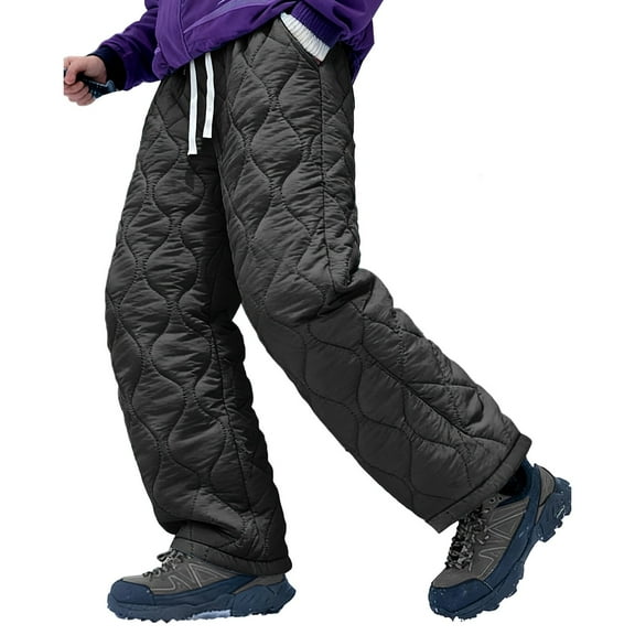 Aueoeo Yoga Pants Pants For Men Casual Pants With Thickened Composite Fleece For Warmth And Daily Solid Color Men's Pants Sweatpants