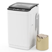 Auertech 25 lbs Portable Washing Machine Top Load Fully Automatic Washer with LED Display & Drain Pump