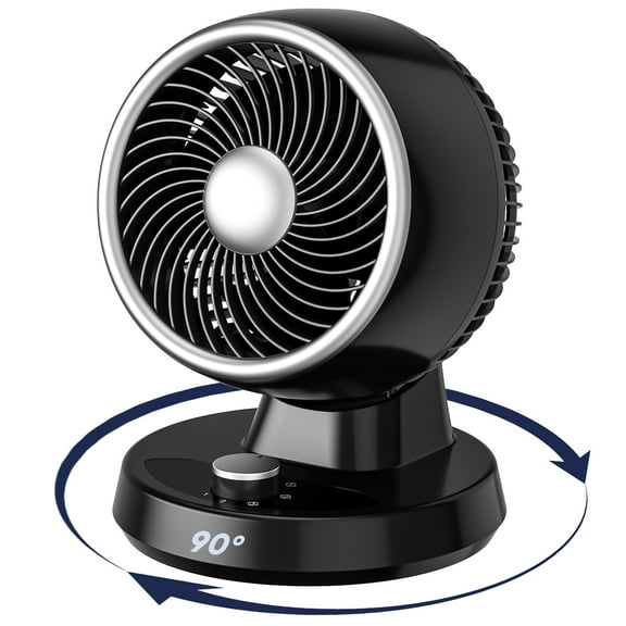 Auertech 3-Speed Portable Oscillating Tabletop Fan