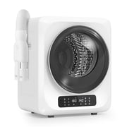 Auertech 1.6 Cu.Ft 850W Portable Clothes Dryer Electric Compact Dryer Machine w/ Shoe Dryer LED Control White