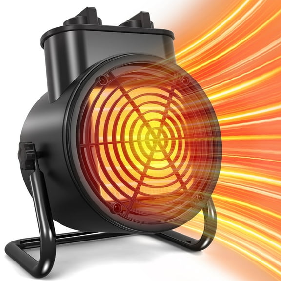 Auertech 1500W Electric Space Heater with Thermostat, 12H Timer, Overheat Protection, 7 ft Cord