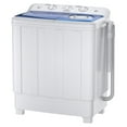thumbnail image 1 of Auertech Portable Washer 28lbs Twin Tub Compact with Drain Pump, Semi-Automatic Washer Spinner Combo, 1 of 7