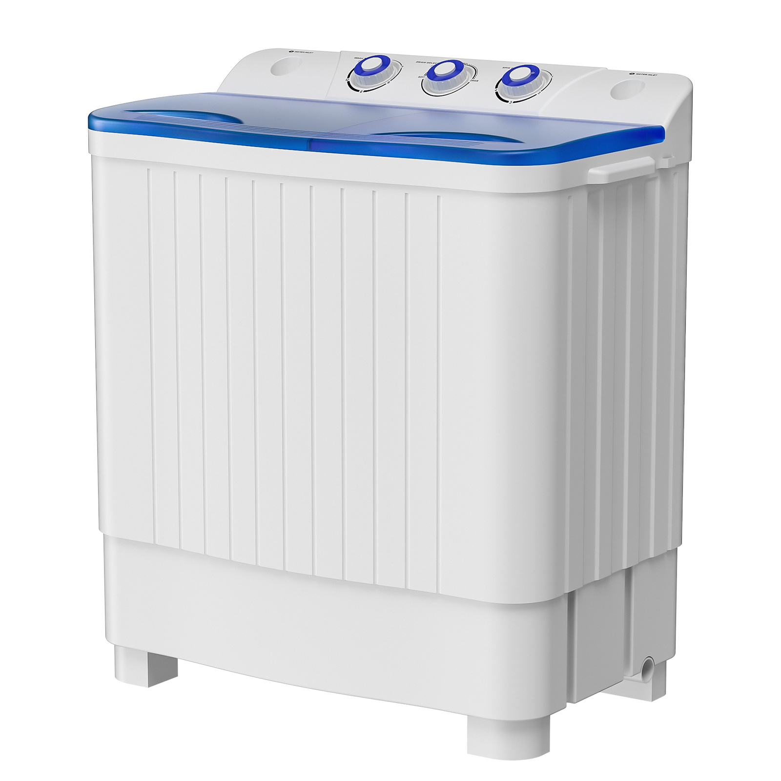 Gymax Portable Washing Machine Compact Twin Tub 20 lbs Capacity Washer