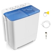 Auertech 21lbs Portable Washing Machine Compact Twin Tub Semi-Automatic Washer with Drain Pump