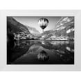 thumbnail image 1 of Auf Dem, Andrea 32x24 White Modern Wood Framed Museum Art Print Titled - La Mongolfiera, 1 of 4