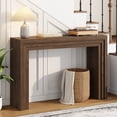 thumbnail image 1 of Aufeile Console Table for Entryway, 43" Narrow Entryway Table, Modern Wood Sofa Table Hallway Table for Entrance, Couch, Foyer, Living Room, Walnut, 1 of 9