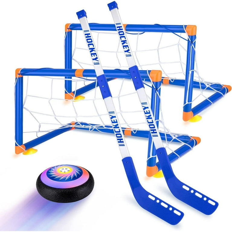 Aufitker Hover Hockey Set for Kids,Hover Hockey Game with 2 Goals Hover  Ball,Fun Family Indoor Hockey Gifts for 4-12 Year Old Boys 