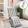 thumbnail image 1 of Aufmer 1 Pcs 43.31x15.75in Tufted Seat Cushion, Breathable Nylon Floor Pillow for Living Room & Office, 7 Color Options(Gray), 1 of 6